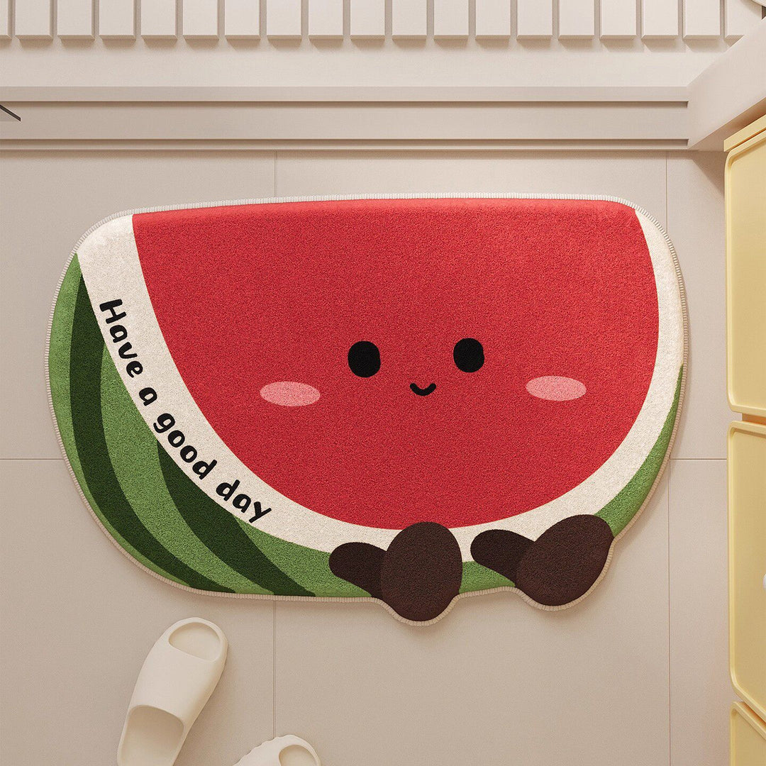 Cartoon-Themed Bath Mat