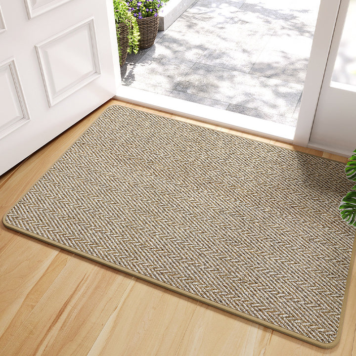 Durable Herringbone Pattern Entrance Mat Bowlift