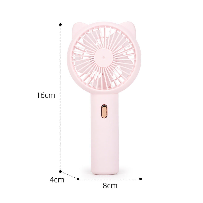 Women Portable Hand Fan in Cute Cat Design Bowlift