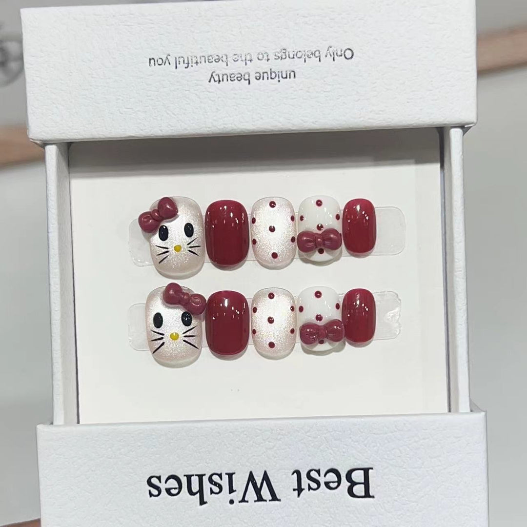 Cartoon Character Themed Nail Art Set Bowlift