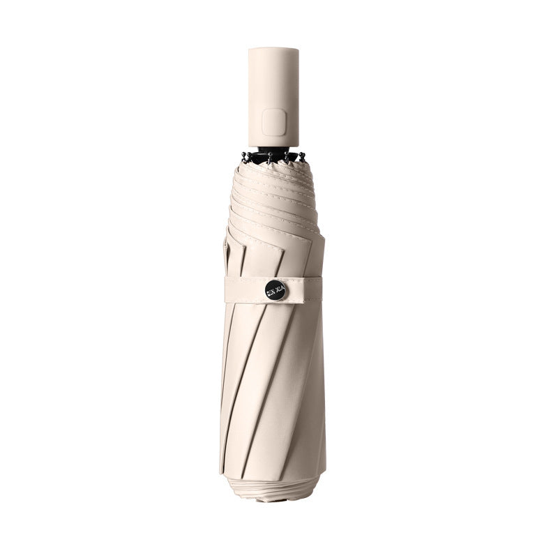Ladies Automatic Folding Umbrella with Ergonomic Design and Wind Resistant Technology Bowlift