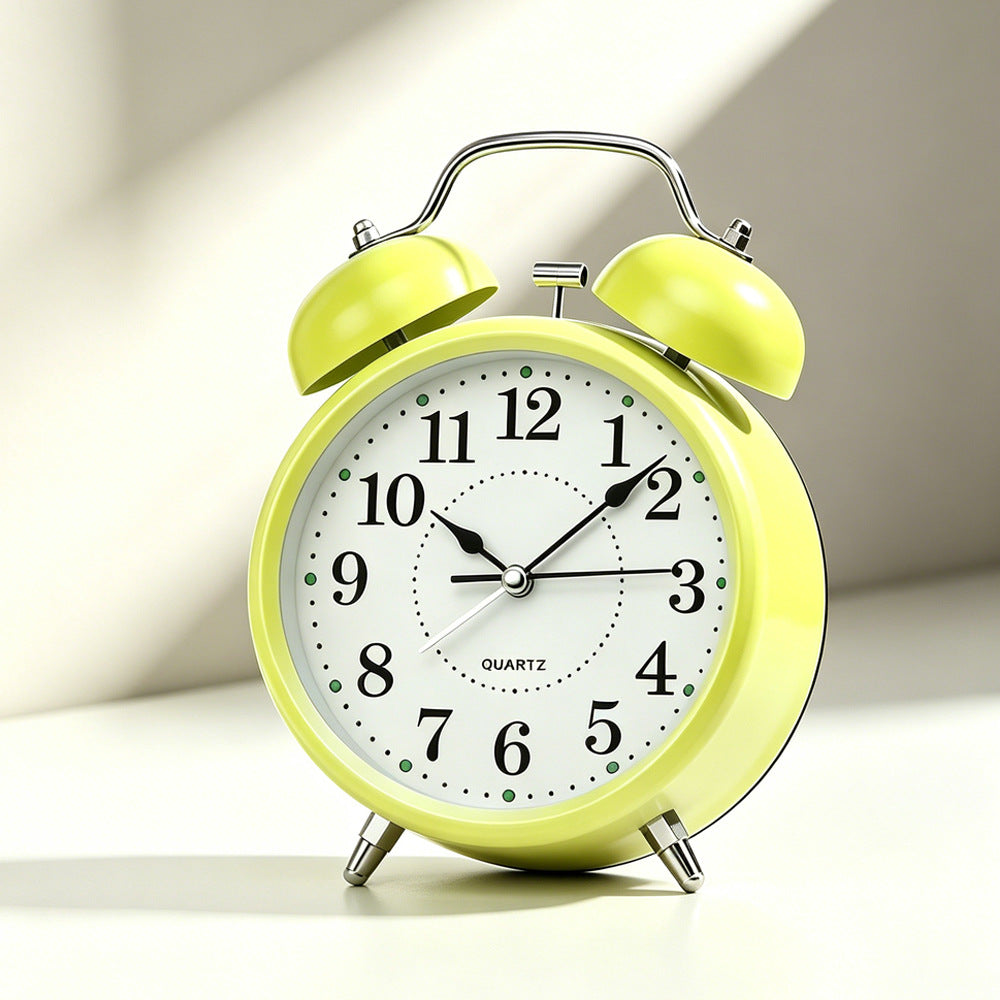 Classic Alarm Clock in Retro Style Bowlift
