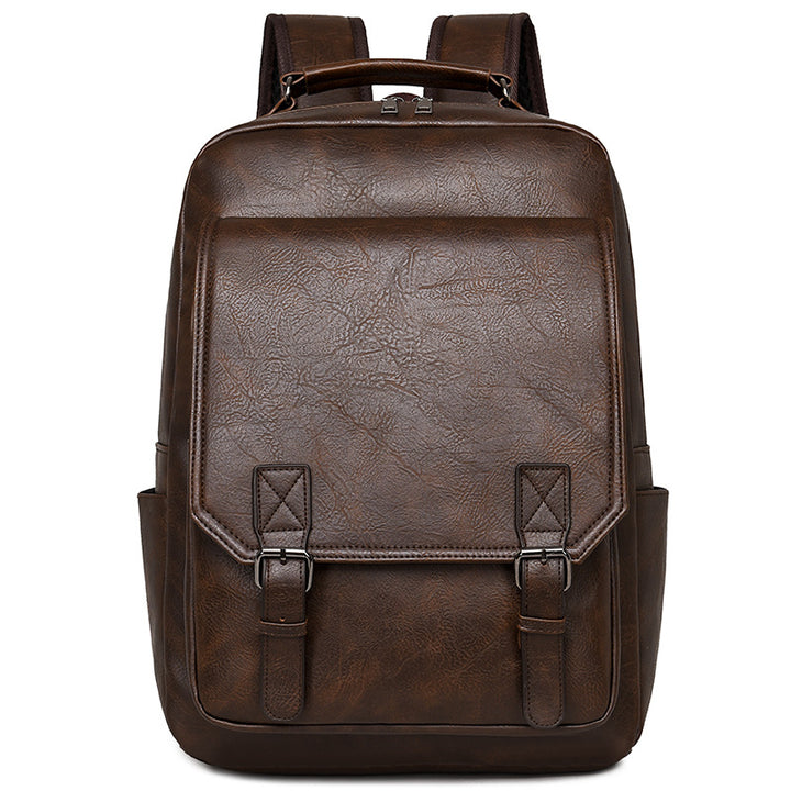 Stylish Leather Backpack Bowlift