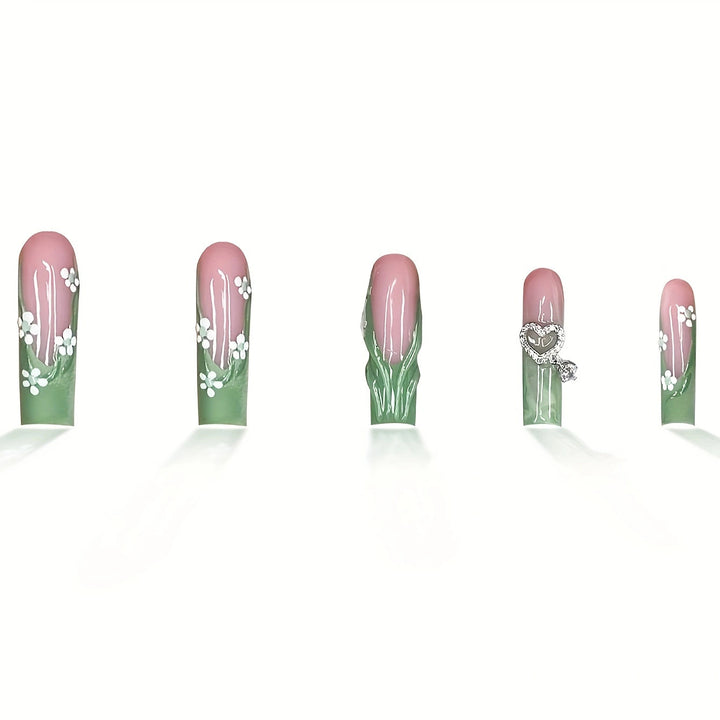Floral 3D Decorative Nail Art Bowlift