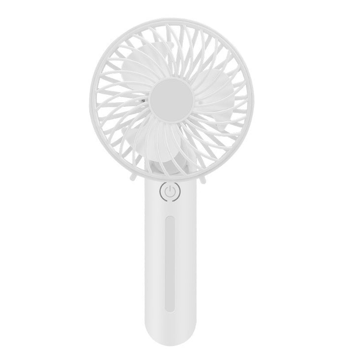 Women's portable hand fan with digital display and variable speed control Bowlift