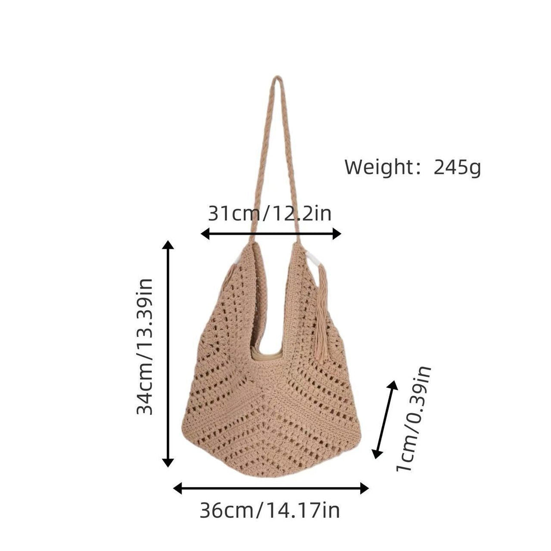 Handcrafted net tote bag Bowlift