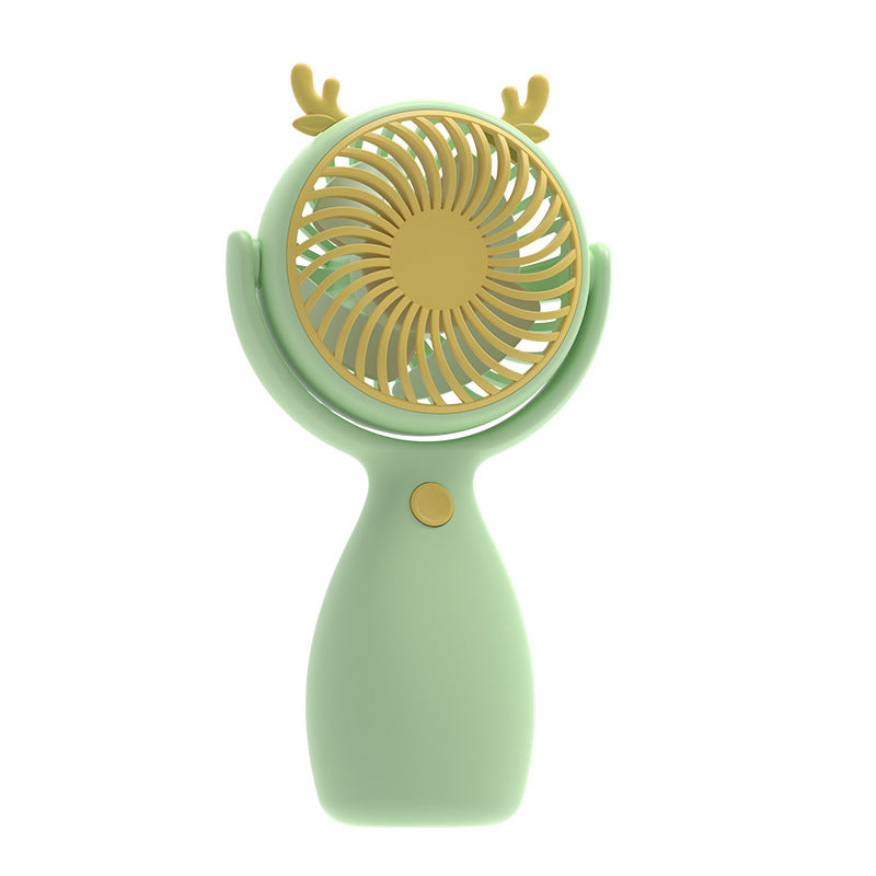 Unisex Portable Mini Hand Fan with Cat Ears and Rechargeable Battery Bowlift