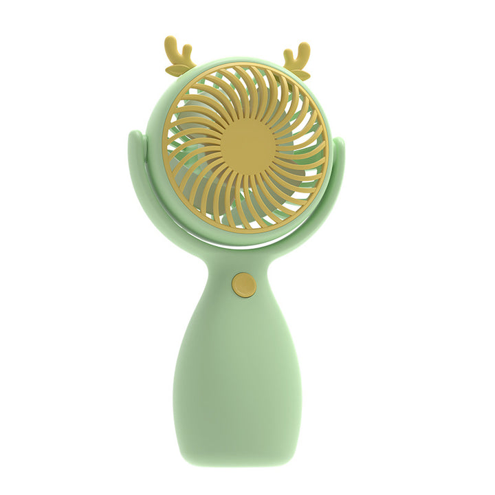 Unisex Portable Mini Hand Fan with Cat Ears and Rechargeable Battery Bowlift