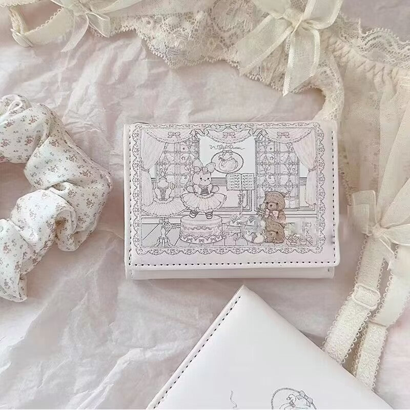 Cute Illustrated Coin Wallet Bowlift