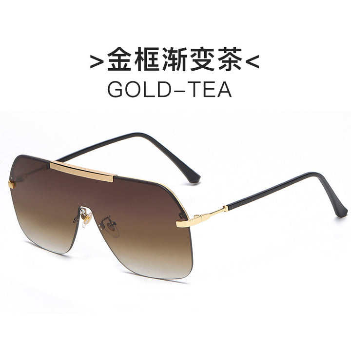 Women's extravagant oversized sunglasses with futuristic design Bowlift