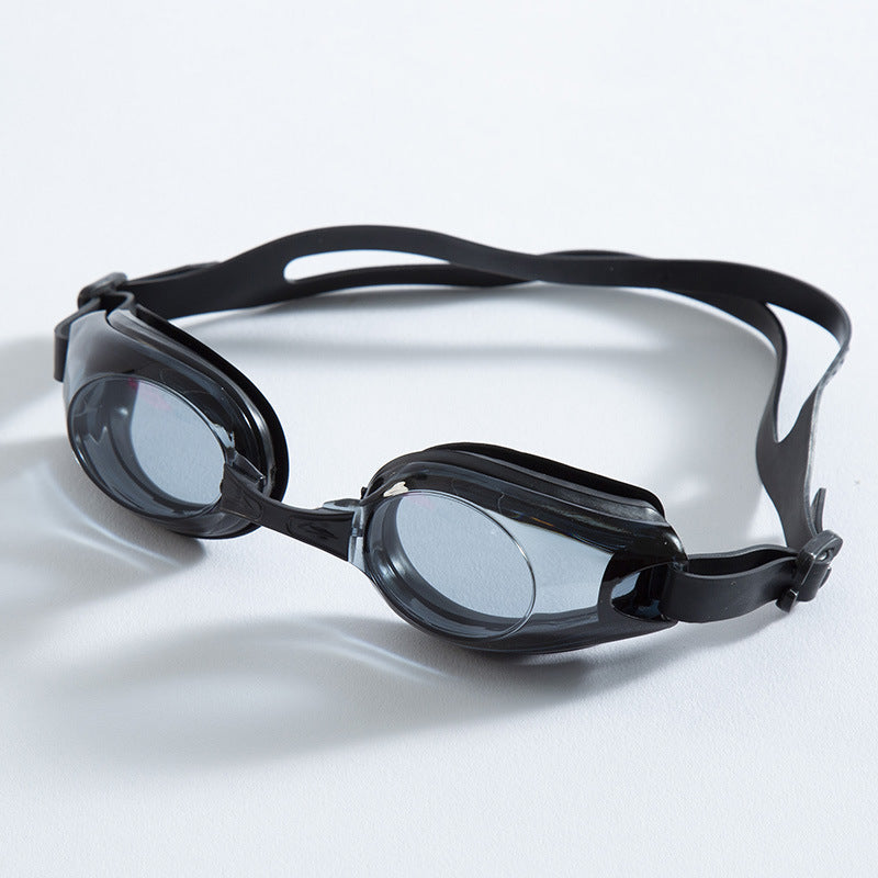 Ergonomic swimming goggles with enhanced field of vision Bowlift