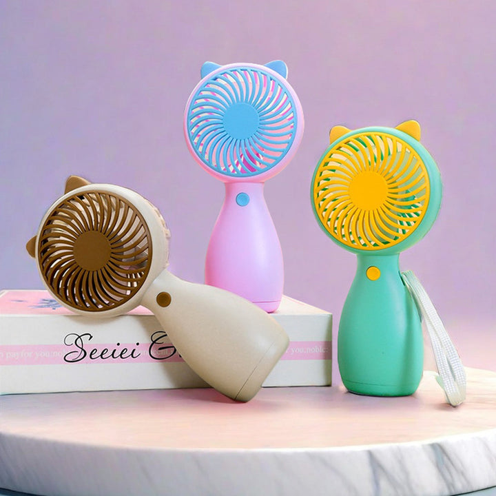 Ladies portable handheld fan with USB charging function Bowlift