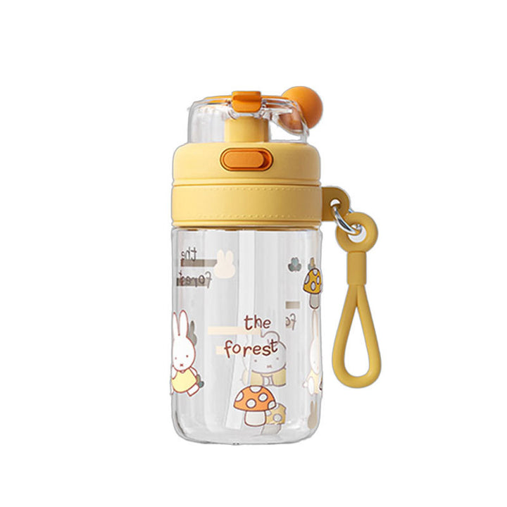 Women's sports bottle with interactive lid and cute animal design Bowlift