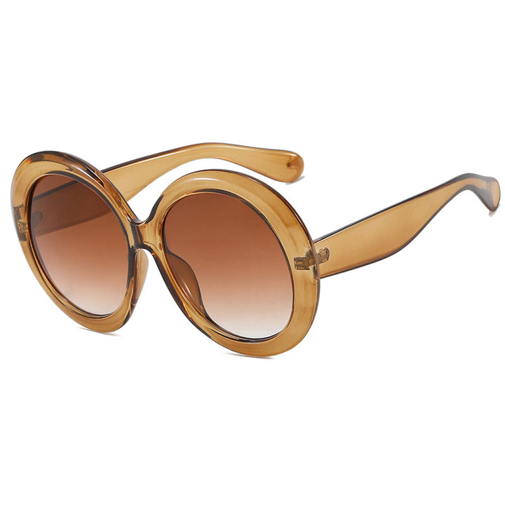 Ladies fashionable sunglasses with large frame and UV protection Bowlift