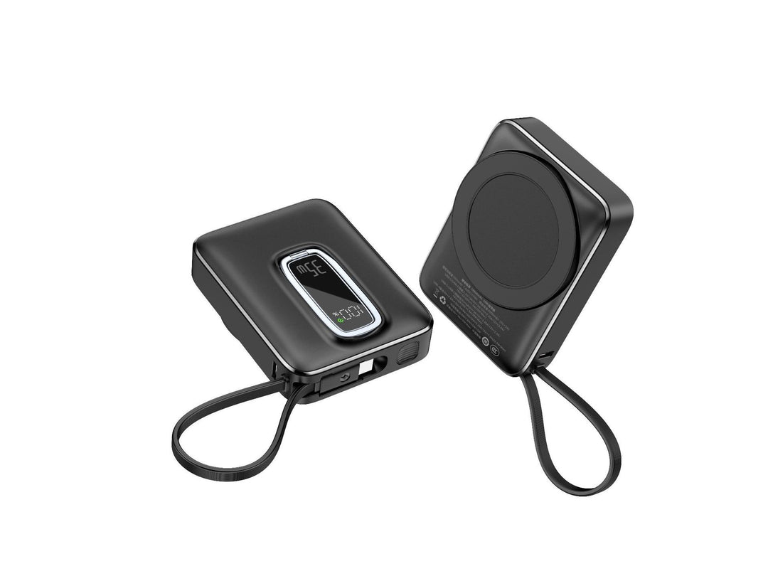 Portable Power Bank with Innovative Wireless Charging Function and Digital Charging Indicator Bowlift