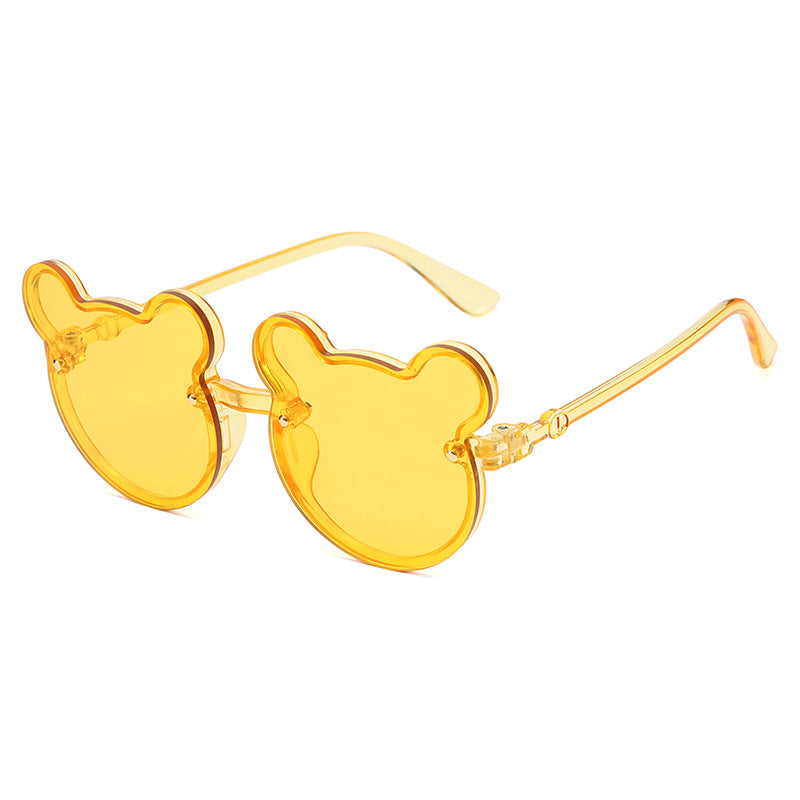 Women Playful Bear Shape Sunglasses Bowlift