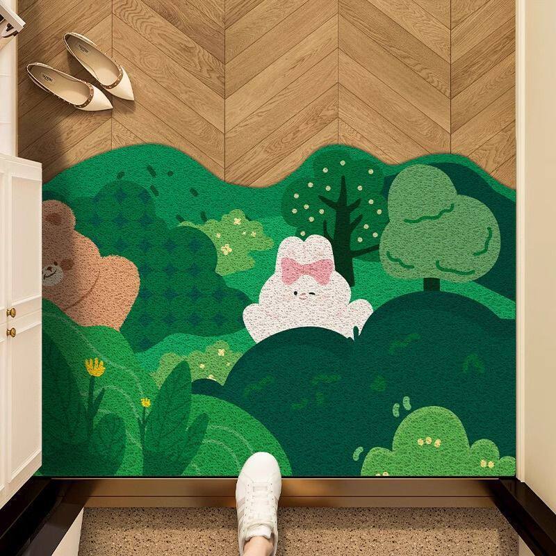 Cartoon Forest Animal Doormat Bowlift