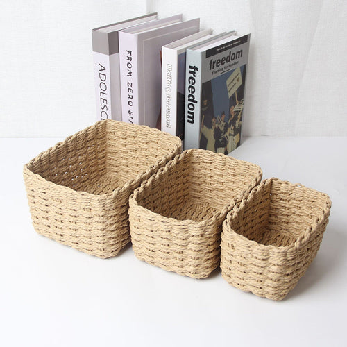 Natural Fiber Storage Basket