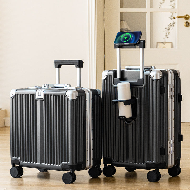Compact Spinner Travel Suitcase