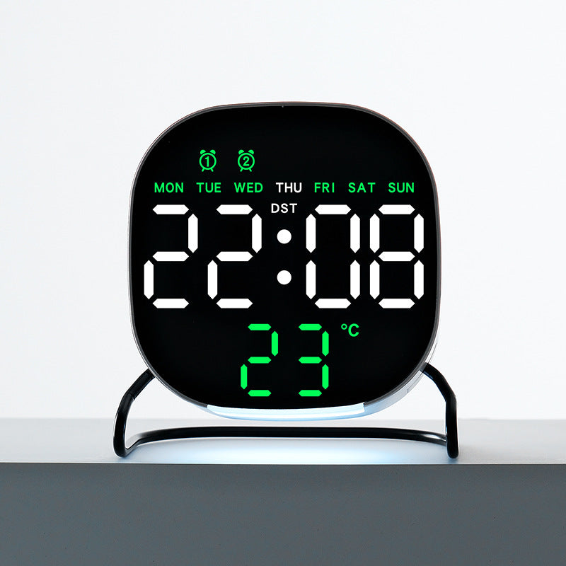 Digital Multi-Function Alarm Clock with Large LED Display Bowlift
