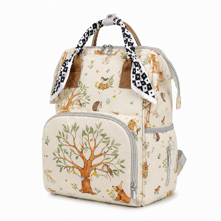 Portable Illustrated Backpack Bowlift