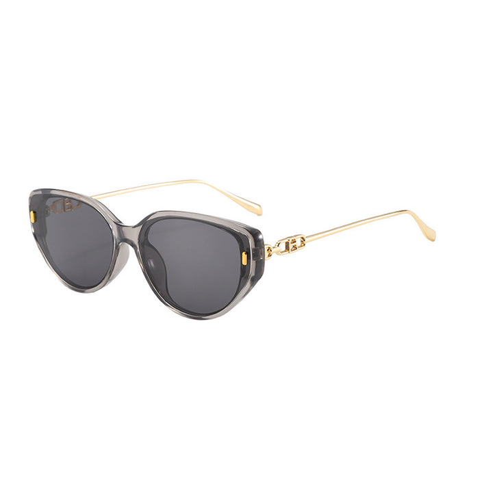Women's designer sunglasses with delicate metal frame and extraordinary cat-eye design Bowlift