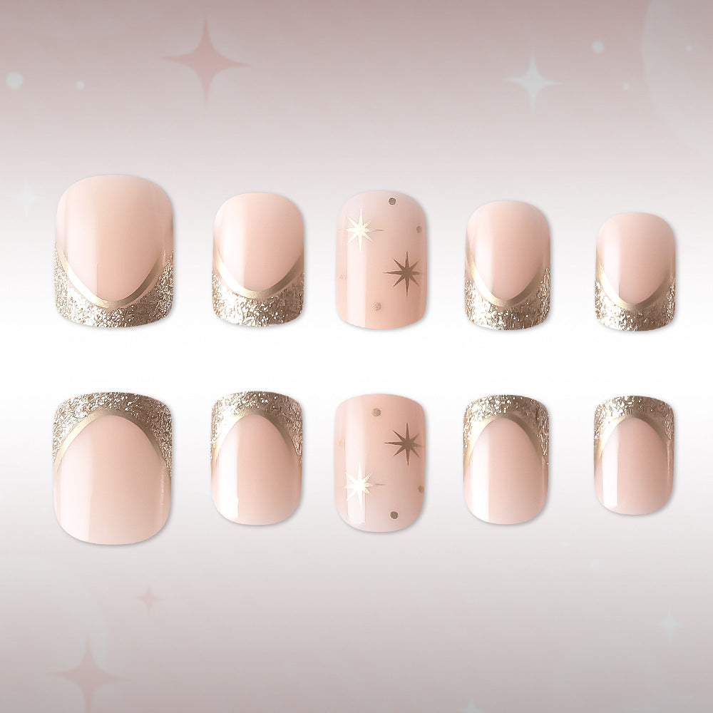 Luxurious Star-Embellished Nail Art Set Bowlift