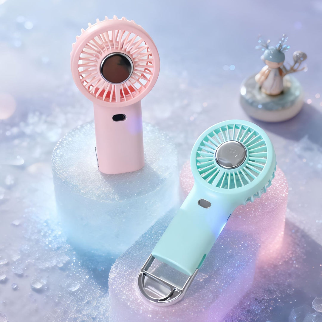 Women's Portable Mini Fan with Spray Function Bowlift