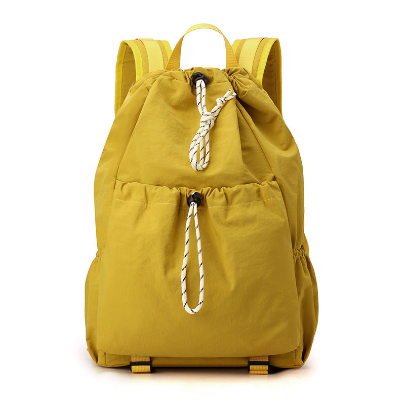 Compact Drawstring Travel Backpack Bowlift