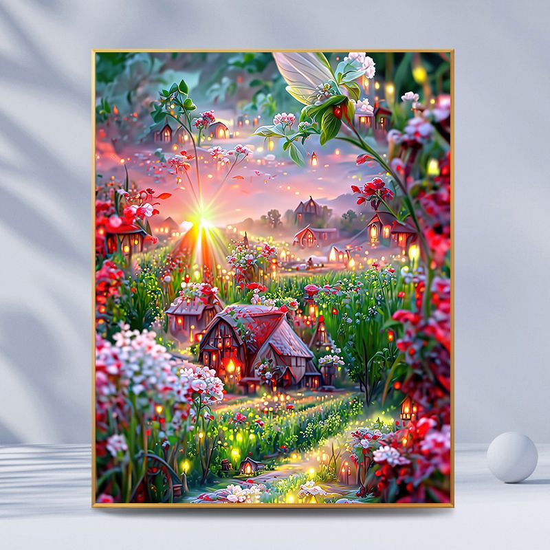 Enchanted Garden Landscape Art Print Bowlift