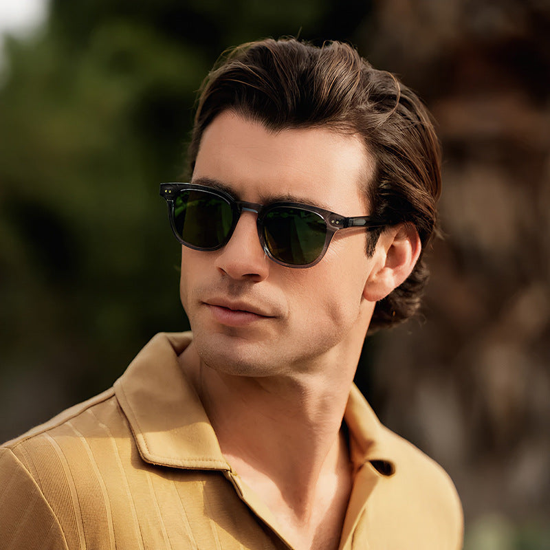 Women's Round Sunglasses with Stylish Pattern and UV Protection Bowlift