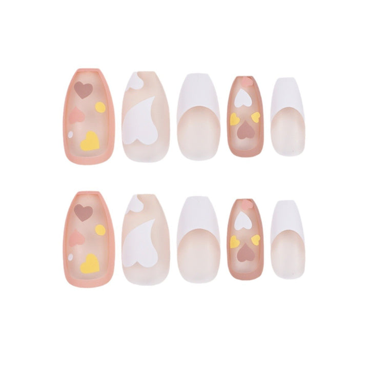 Decorative Heart Nail Art Tips Bowlift