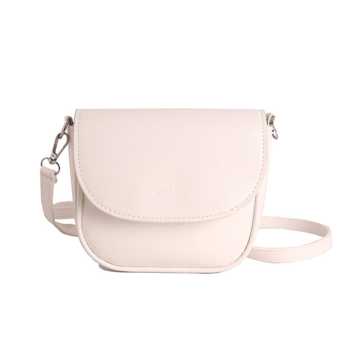 WoMinimalist Faux Leather Crossbody Bag Bowlift