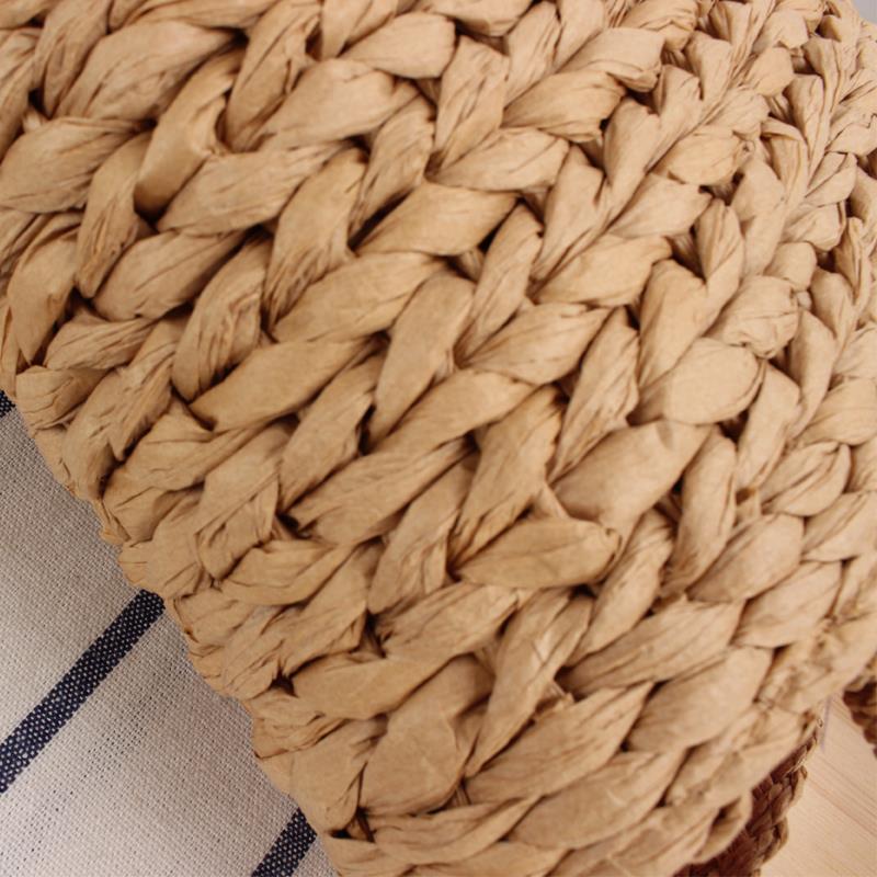 Shoulder bag made of braided natural material Bowlift