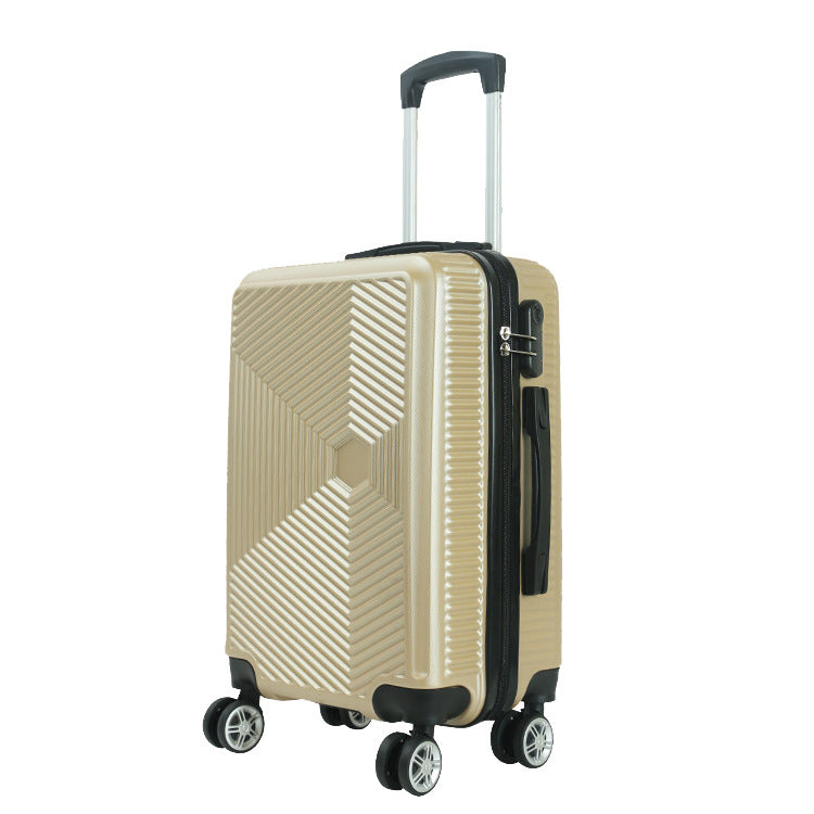 Unisex Modern Geometric Hard Shell Suitcase Bowlift