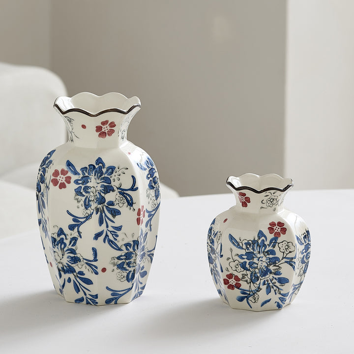 Elegant Ceramic Flower Vase Bowlift