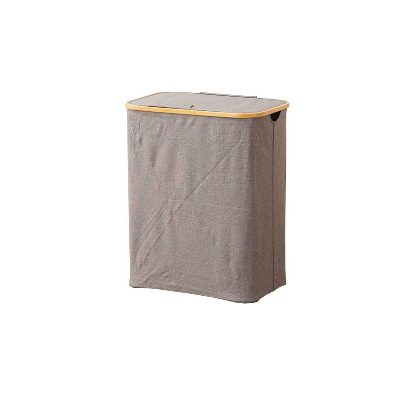 High-quality laundry container with practical and modern bamboo lid Bowlift