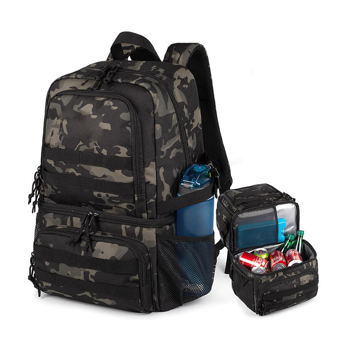Multifunctional outdoor backpack with cooler Bowlift