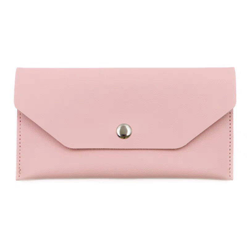 Leather Envelope Sunglasses Case with Snap Closure Bowlift