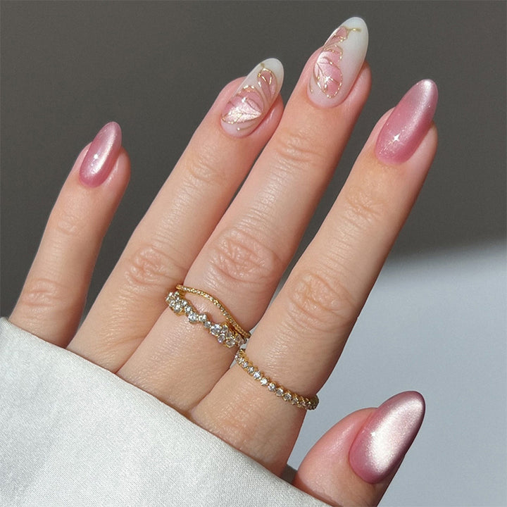 Artisan Decorated Press-On Nail Set Bowlift