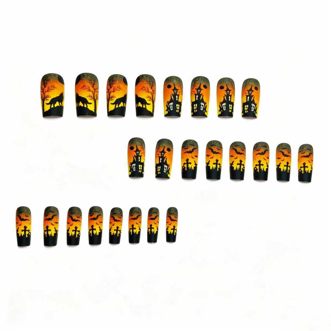 Creative Halloween Nail Design Bowlift