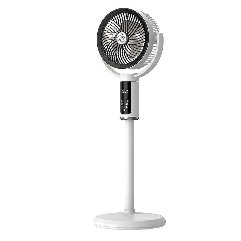 Unisex nan height-adjustable oscillating rechargeable pedestal fan with digital LED display remote and aromatherapy Bowlift