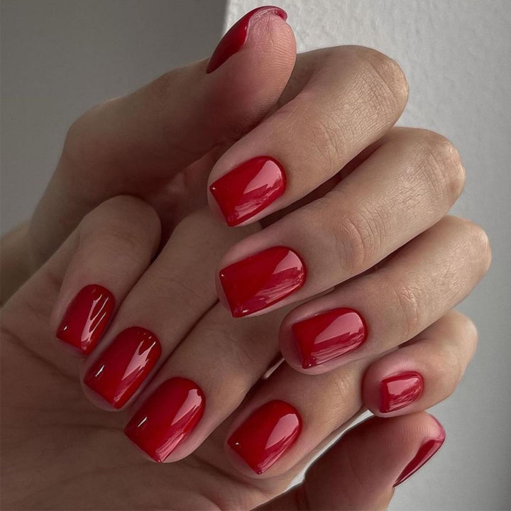 Glossy Gel Nail Art Extensions Bowlift