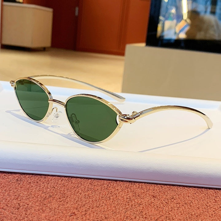 Women's designer sunglasses with elegant metal frame and protective lenses Bowlift