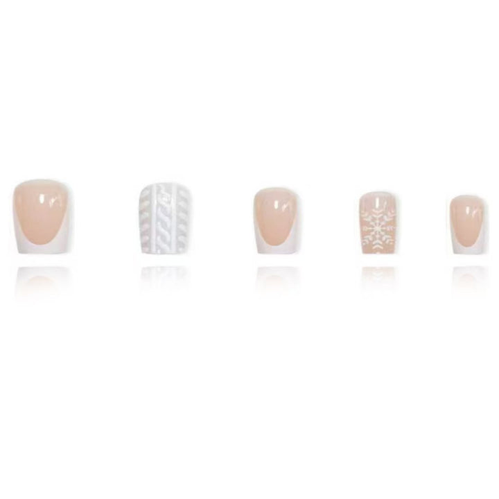 Winter-Themed Nail Art Design Bowlift