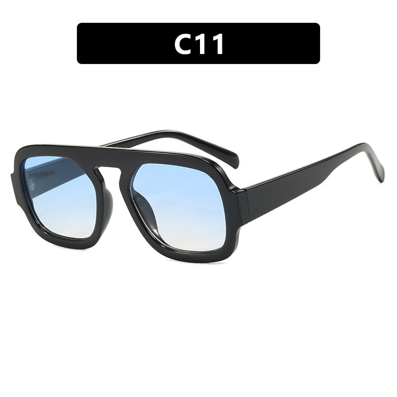 Women's trendy sunglasses with distinct angular design and UV protection Bowlift