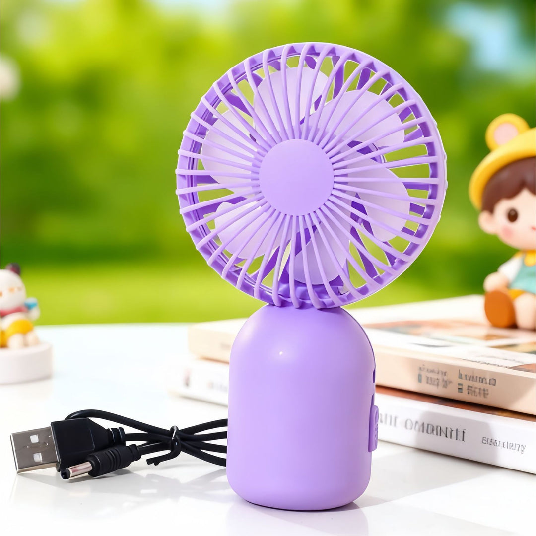 Women portable mini fan with flexible design Bowlift