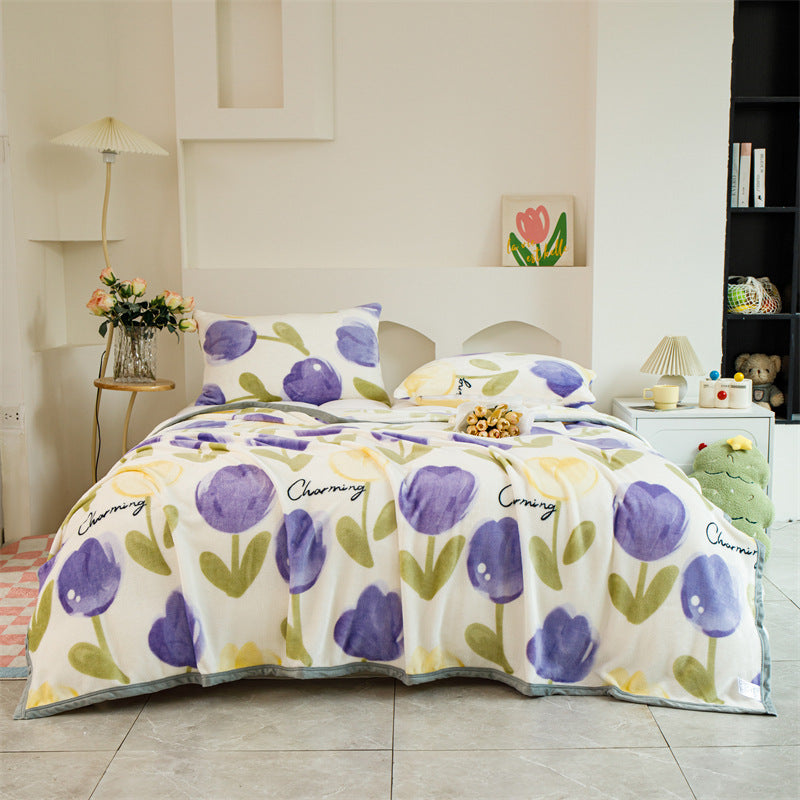 Women Patterned Blanket made of Soft Cotton Bowlift