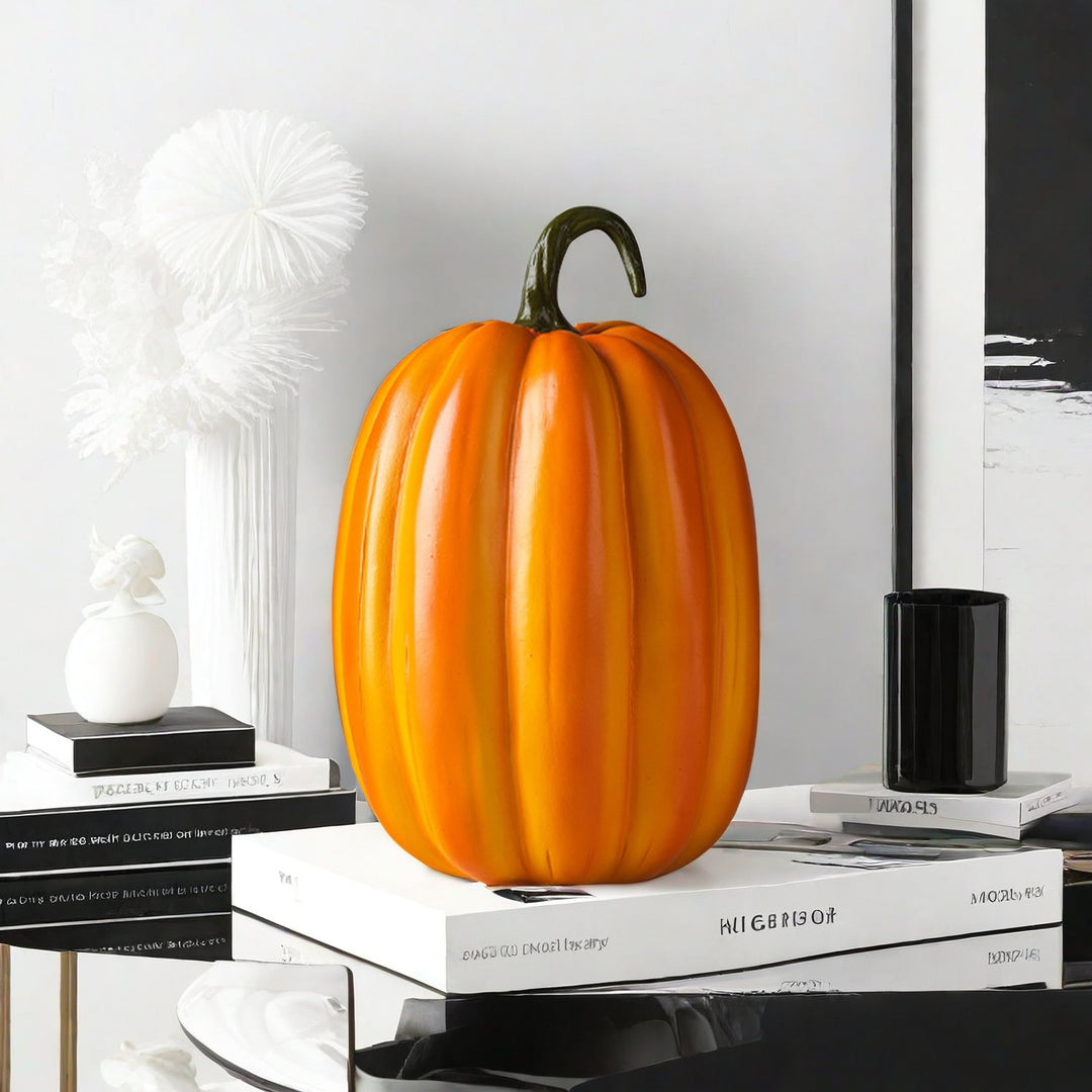 Decorative pumpkin figure as autumn probe Bowlift