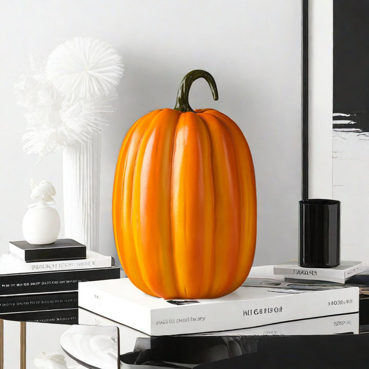 Decorative pumpkin figure as autumn probe Bowlift